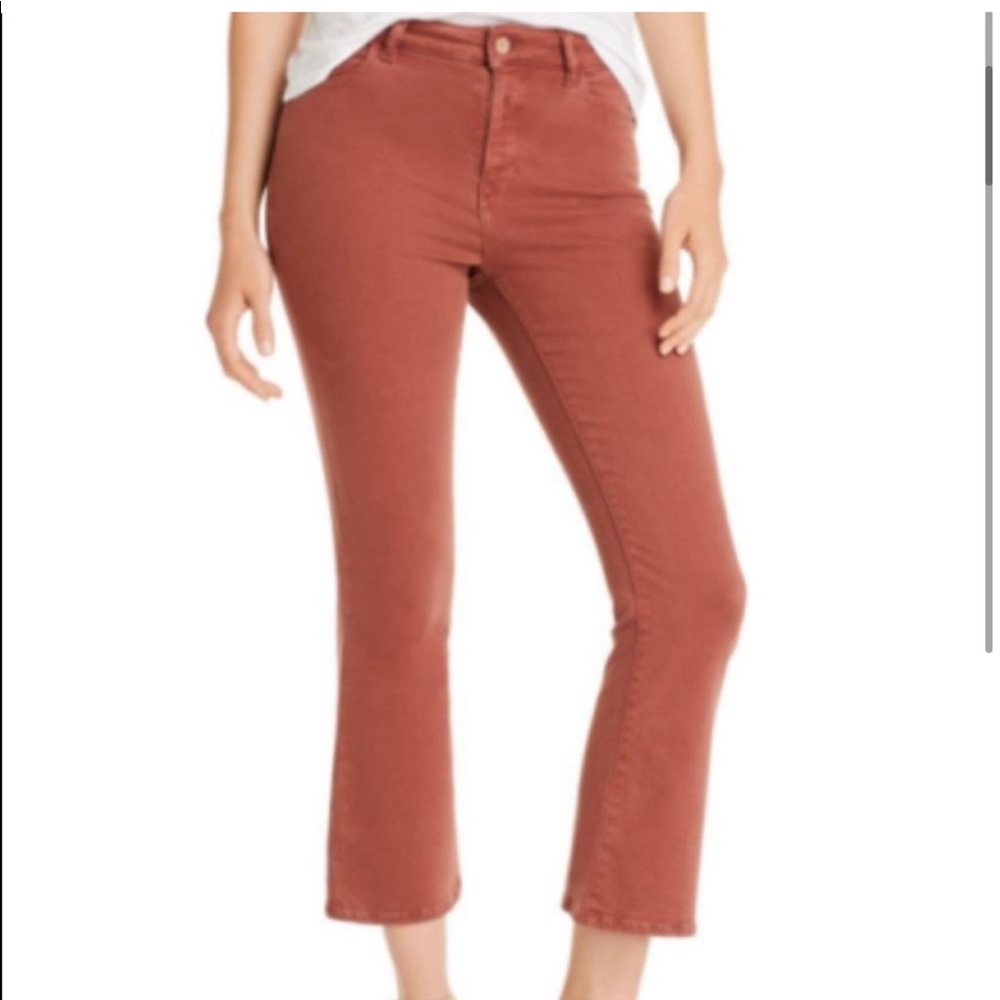 Anthropologie DL1961 Bridget Cropped Mid Rise Sculpt Boot Jeans in Cozumel 27 - Picture 3 of 13